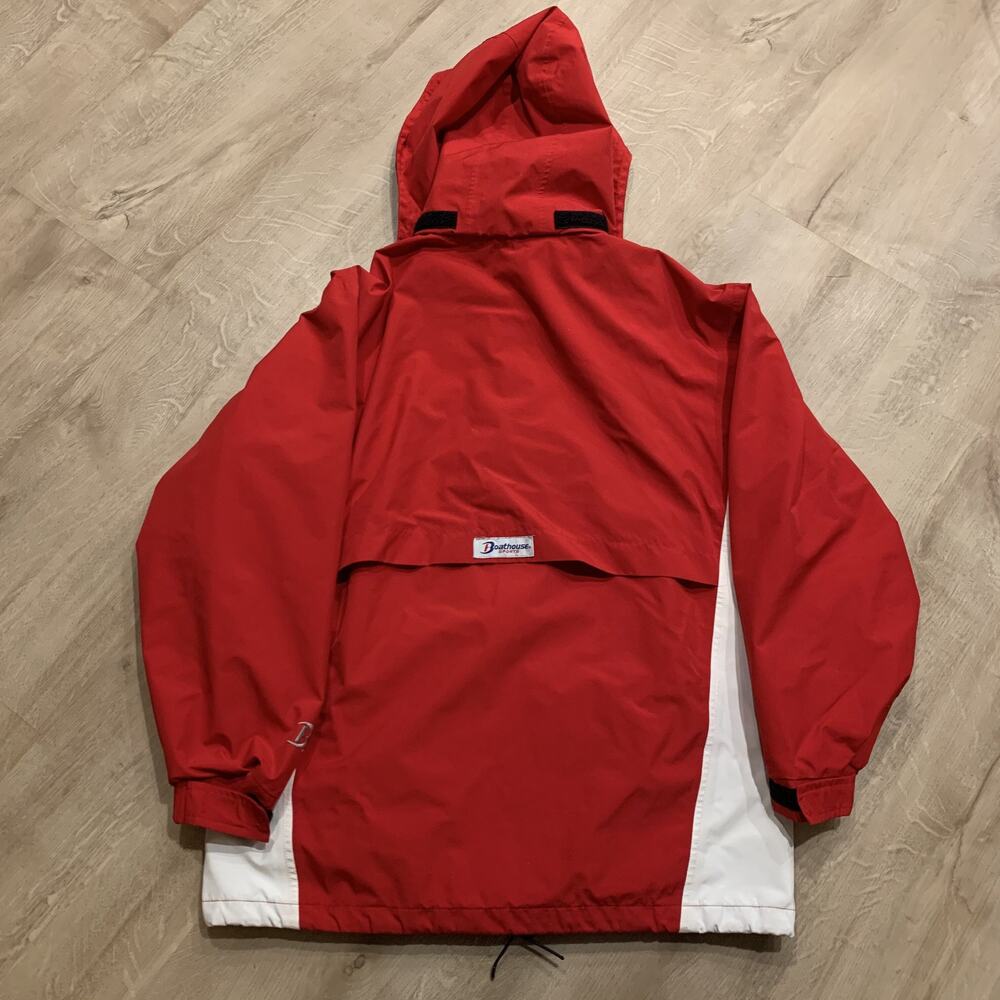 Vintage Boathouse Sports Boston University Field Hockey Jacket Men's Small S Red - Picture 5 of 8